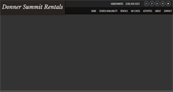 Desktop Screenshot of donnersummitrentals.com